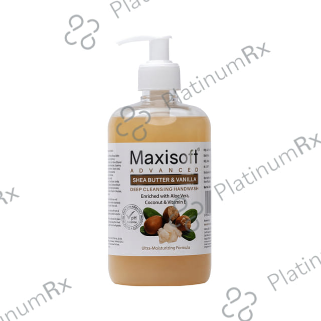 Maxisoft Advanced Shea Butter & Vanilla Deep Cleansing Hand Wash (500ml Each) 1 Bottle