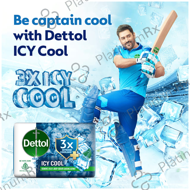 Dettol Icy Cool Soap 125gm