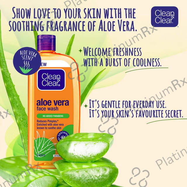 Clean & Clear Aloe Vera Face Wash 240ml