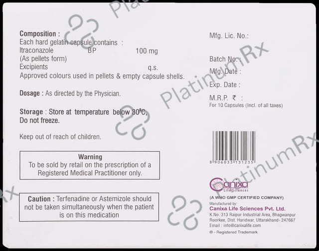 Nixitral 100mg Capsule 10s