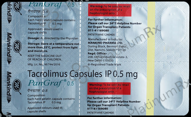 Pangraf 0.5mg Capsule 10s