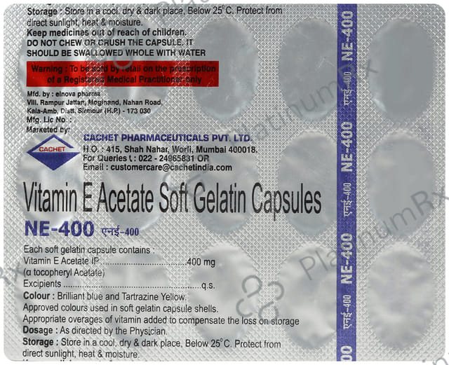 NE 400mg Soft Gelatin Capsule 15s