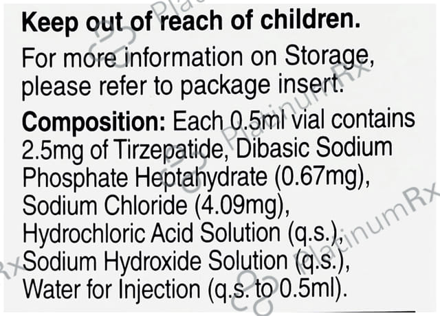 Mounjaro 2.5mg Solution for Injection 0.5ml