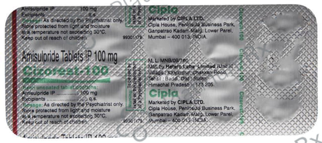 Cizorest 100mg Tablet 10s