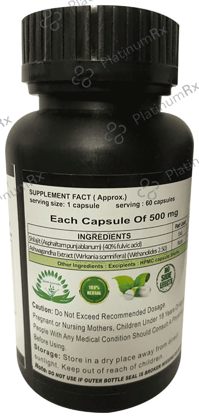 Shilajit 500mg Ultra Plus Capsule 60s