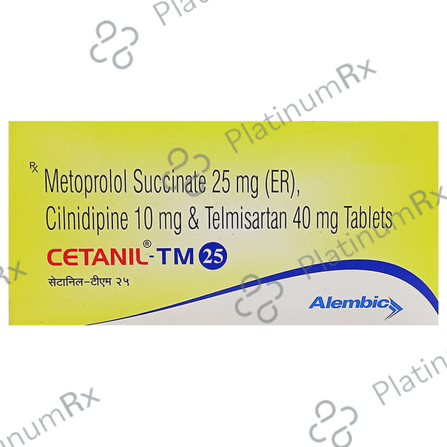 Cetanil TM 10/25/40mg Tablet ER 10s