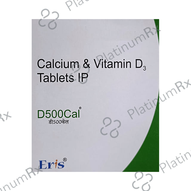 D500Cal 500mg/500IU Tablet 10s