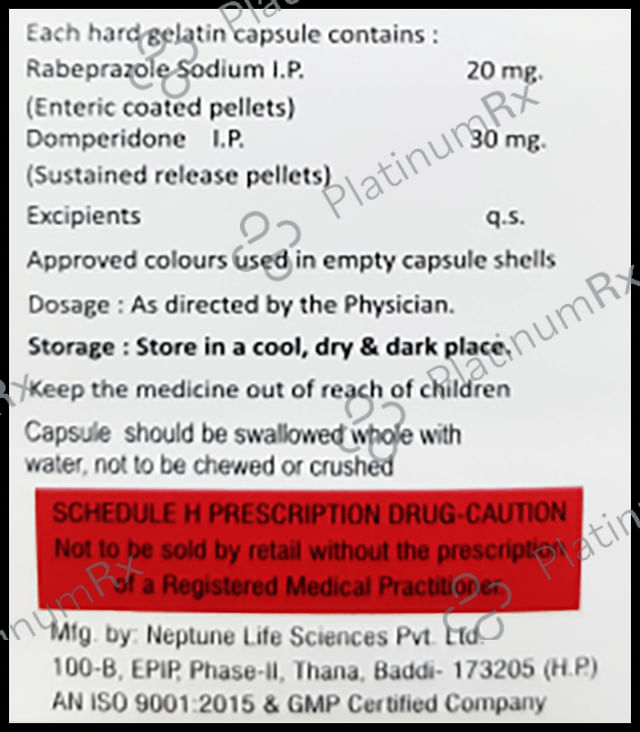 4 Gas RD 30/20mg Capsule SR 10s