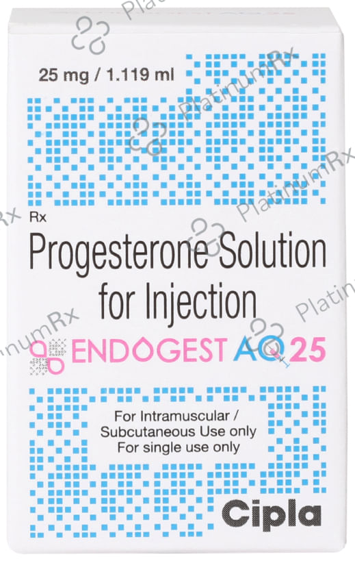 Endogest AQ 25 Injection 1.119ml