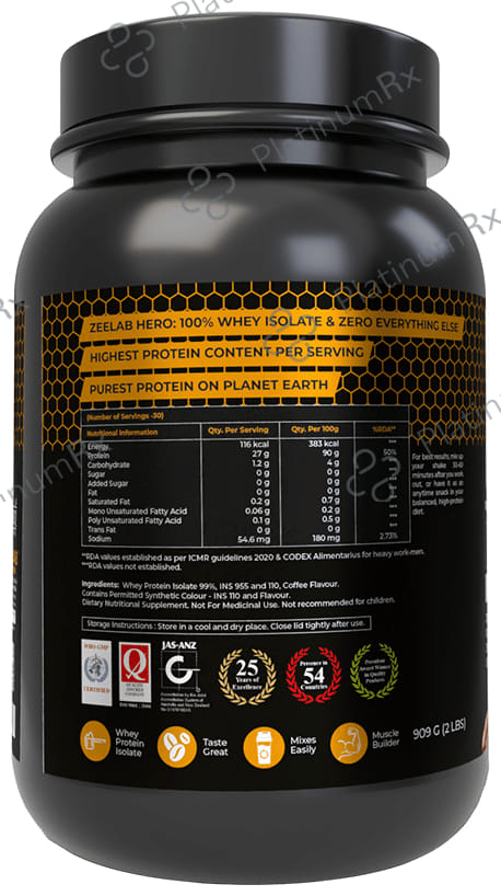 Zee Laboratories Hero 100% Whey Protein