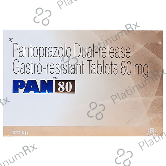 PAN 80mg Tablet 15s