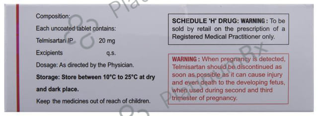 Eritel 20mg Tablet 15s
