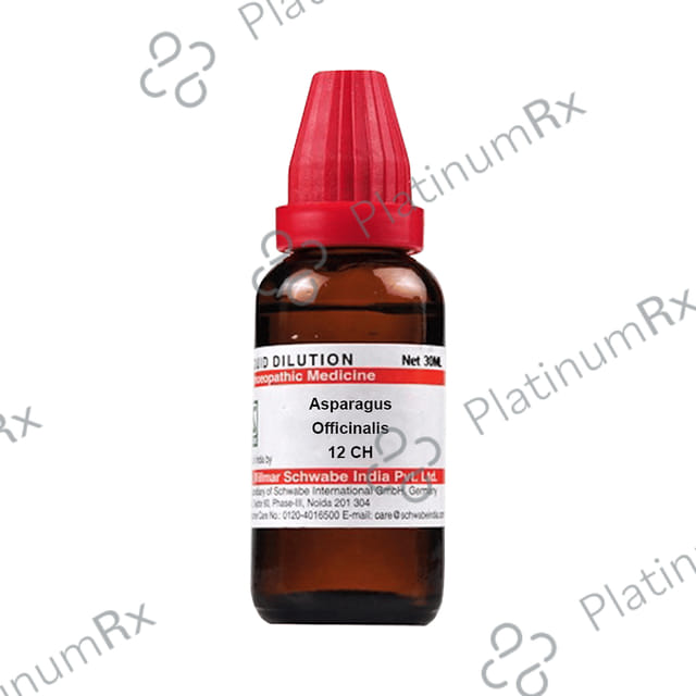 Dr Willmar Schwabe India Asparagus Officinalis Dilution 12 CH