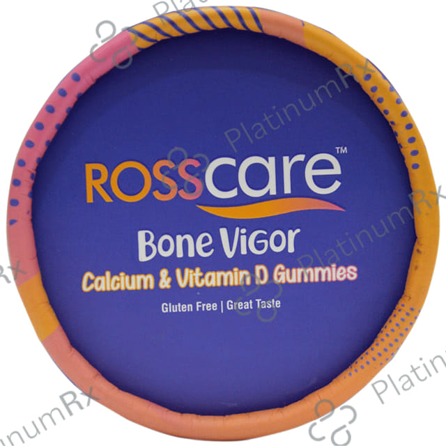 Rosscare Bone Vigor Calcium & Vitamin D Gummies Mango & Strawberry