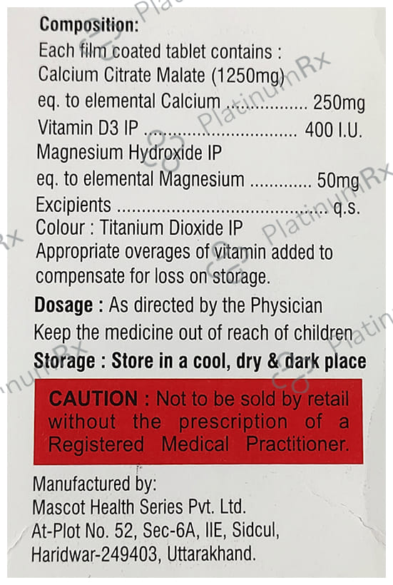 Calcite CM NF Tablet 10s