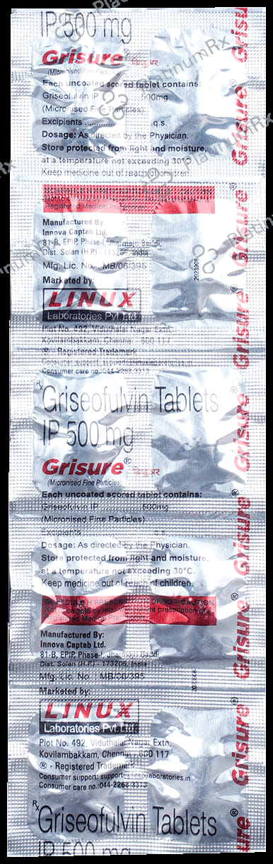 Grisure 500mg Tablet