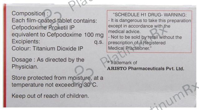 Monocef O 100mg Tablet 10s