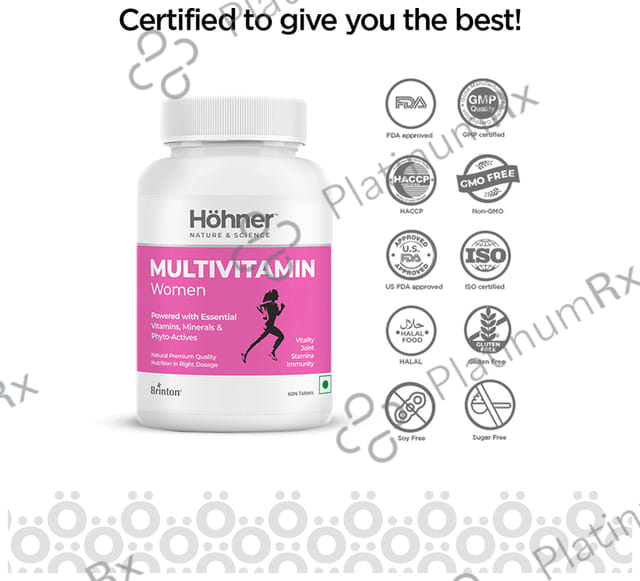 Hohner Multivitamin Women for Vitality, Joint, Stamina & Immunity - Tablet