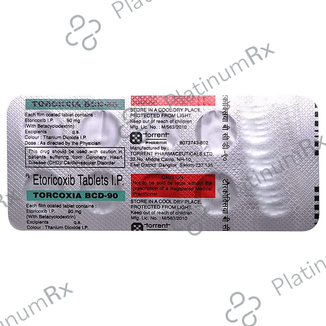 Torcoxia BCD 90mg Tablet 10s
