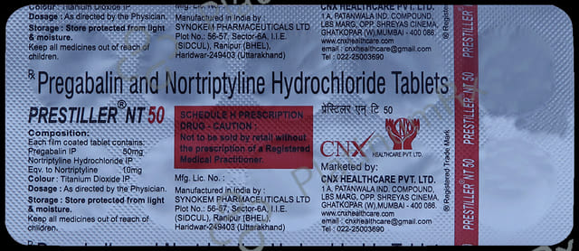 Prestiller NT 50mg/10mg Tablet