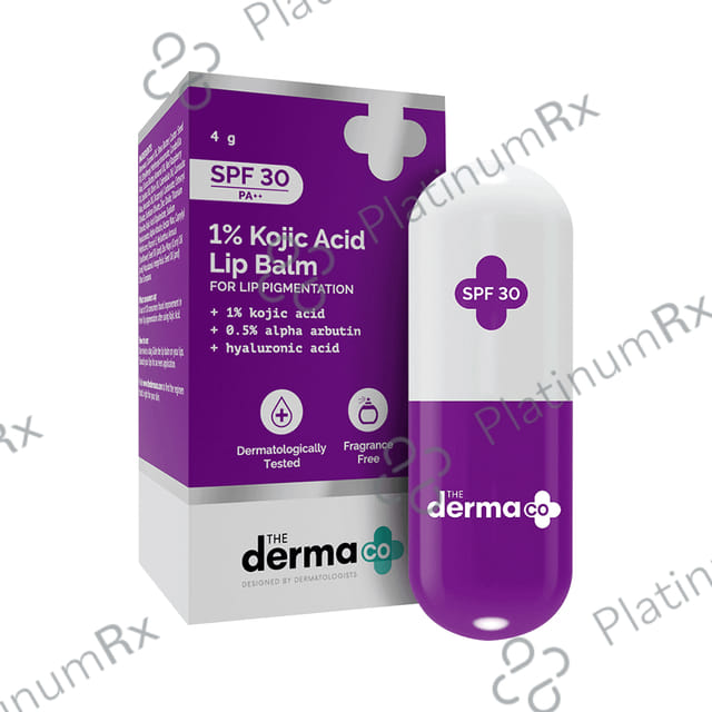The Derma Co 1% kojic Acid Lip SPF 30 Balm 4gm