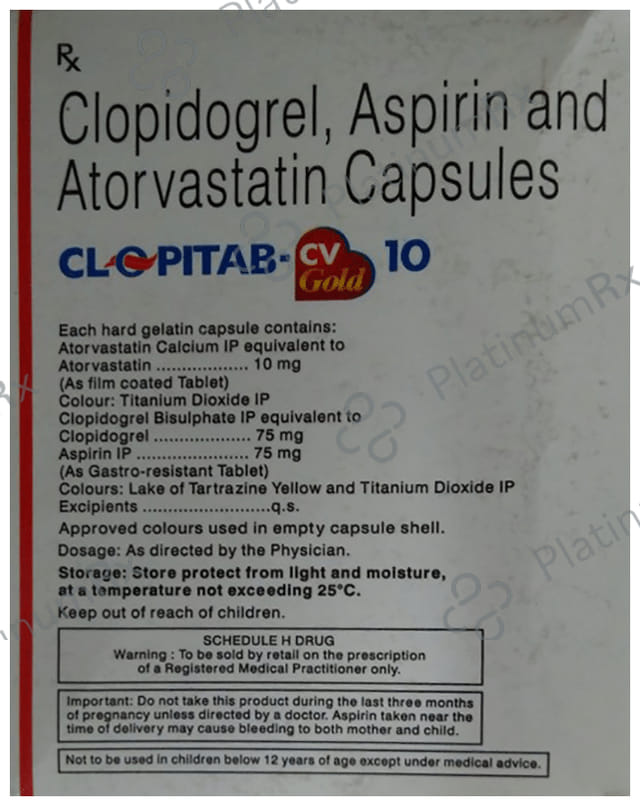 Clopitab CV Gold Capsule 10s