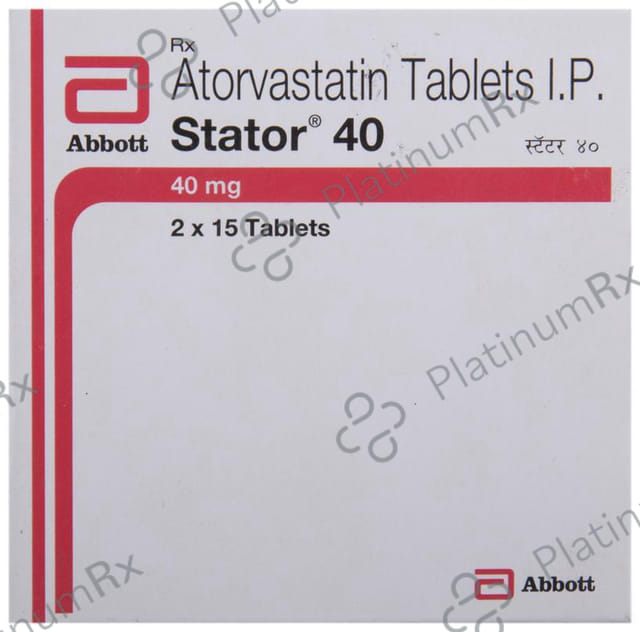Stator 40mg Tablet 15s