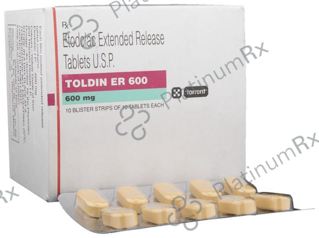 Toldin ER 600mg Tablet 10s