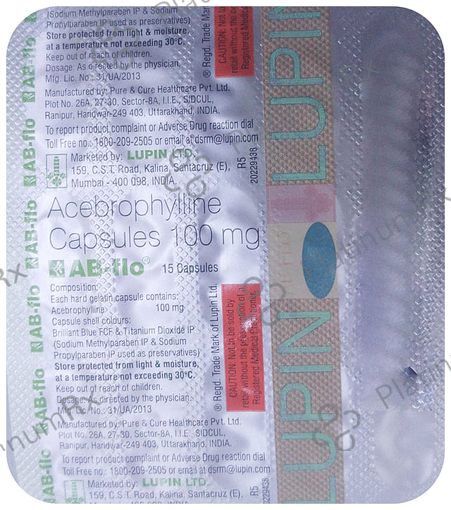 AB Flo 100mg Capsule 15s