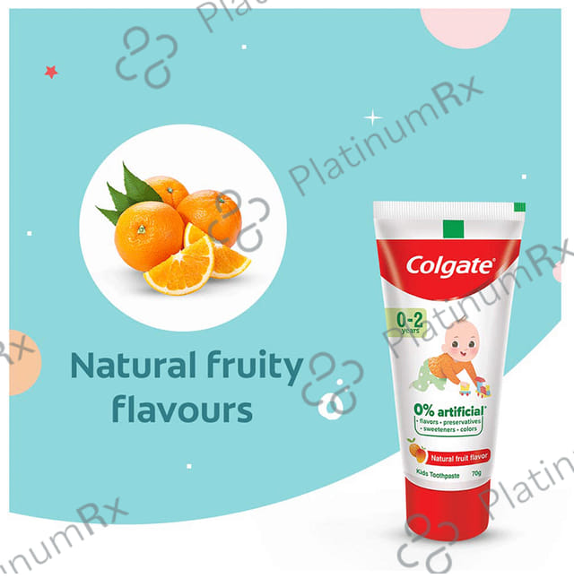 Colgate Natural Fruit Toothpaste for Kids (0-2 Years)