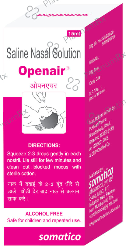 Openair Nasal Solution 15ml