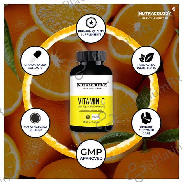 Nutracology Vitamin C 1000mg Bioflavonoids Tablet 60s