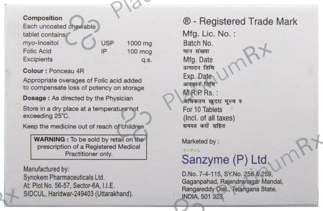 Gonadil Myo Chewable Tablet 10s