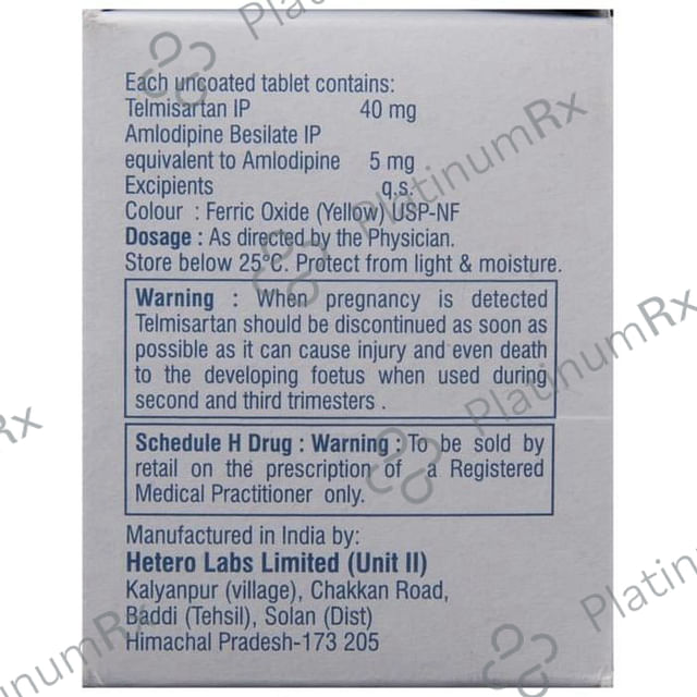 Teleact AM 5/40mg Tablet 10s