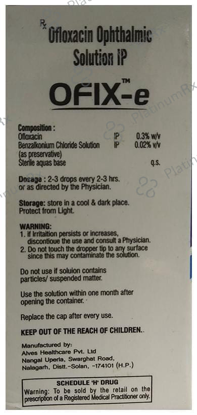 Ofix-E Ophthalmic Solution