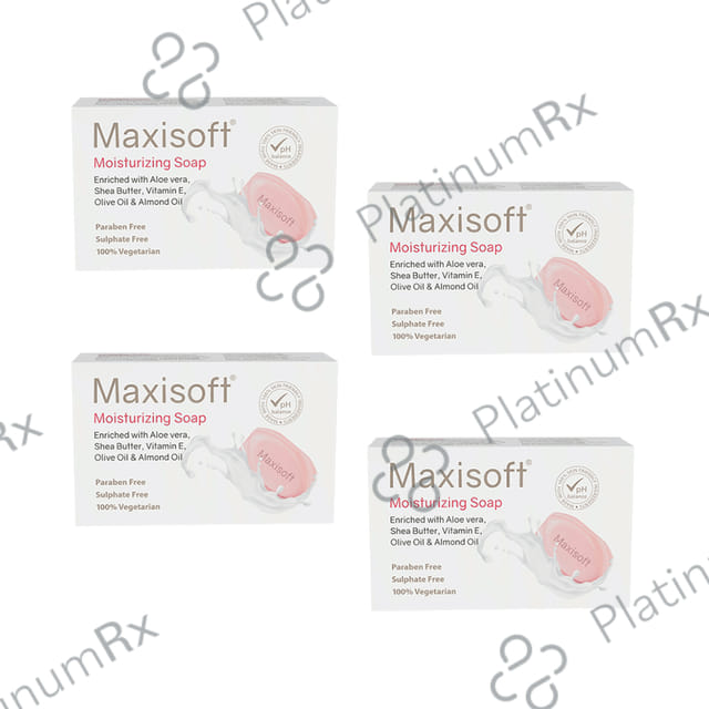 Maxisoft Moisturizing Soap (75gm Each) 4 units