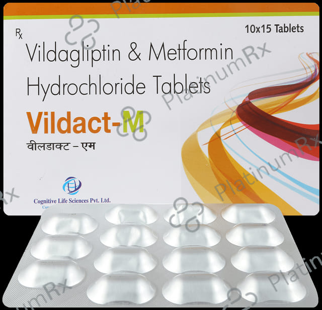 Vildact M 500/50mg Tablet 15s