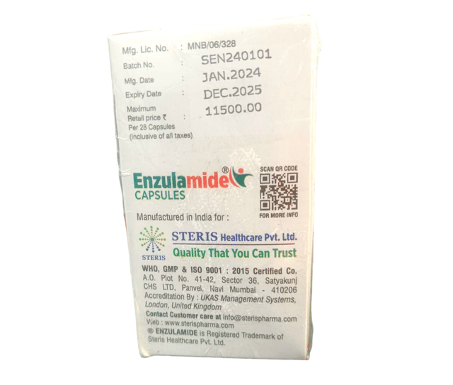 Enzulamide 40mg Capsule 28s