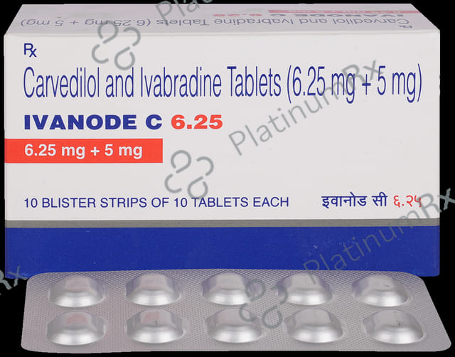 Ivanode C 6.25/5mg Tablet 10s