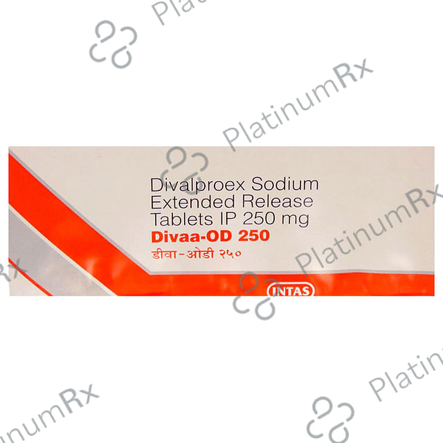 Divaa OD ER 250mg Tablet 10s