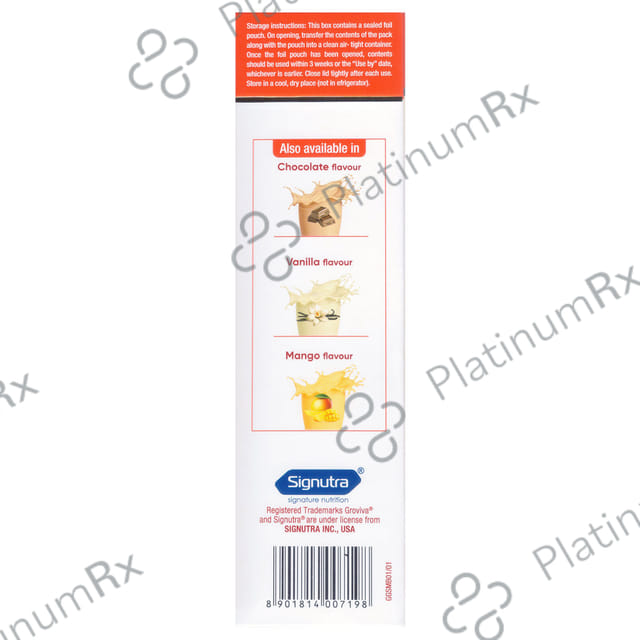 Groviva Gold Strawberry Flavour Powder 400gm