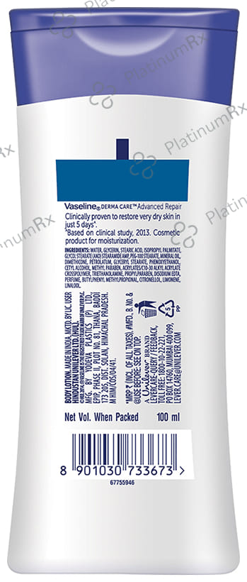 Vaseline Advanced Repair Derma Care Body Lotion 100 ml