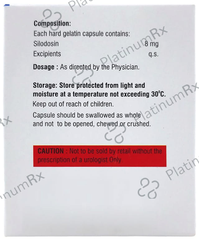 Sildodot 8mg Capsule 10s