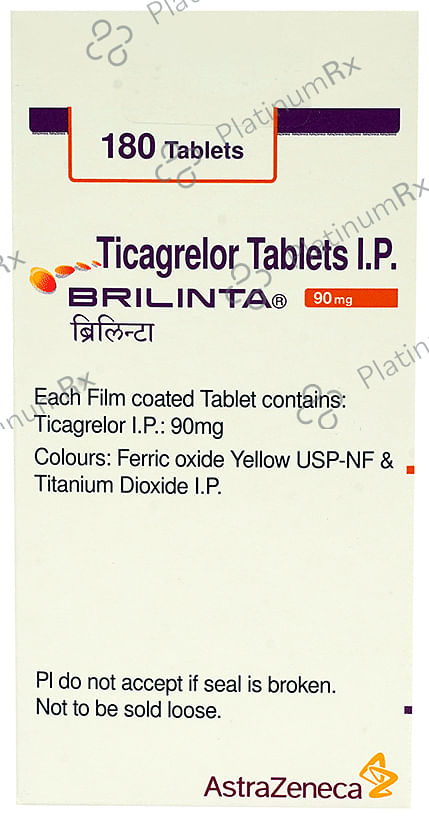 Brilinta 90mg Tablet 180s