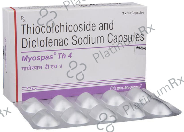 Myospas TH 50/4mg Capsule 10s
