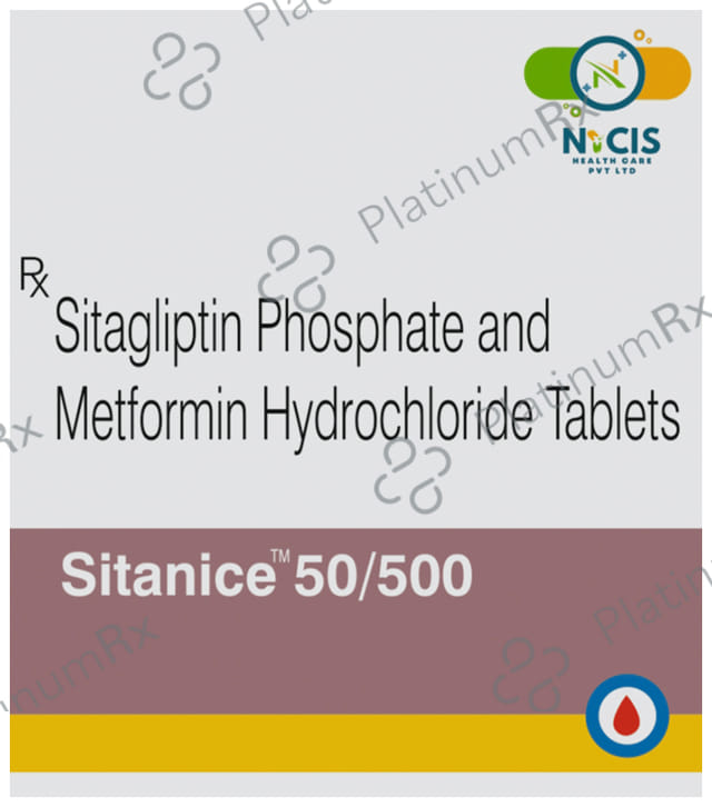 Sitanice 50/500mg Tablet 10s