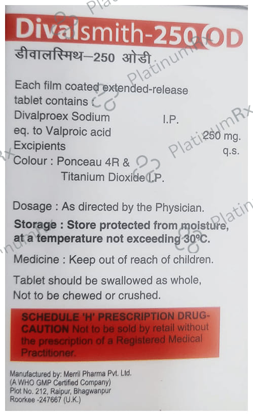 Divalsmith 250 OD Tablet ER 10s