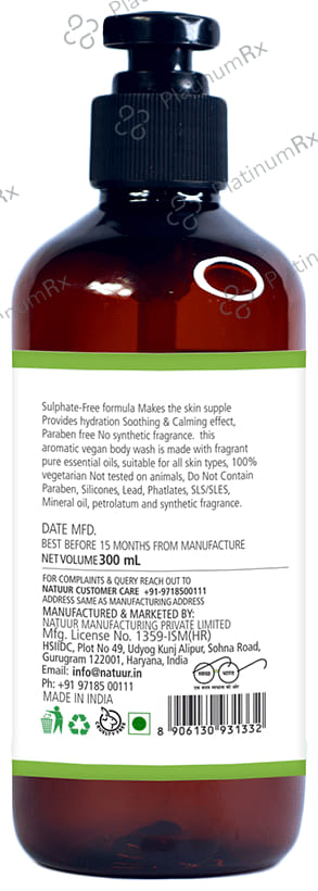 Natuur Anti Ageing Skin Repair Body Wash Lavender & Frankincense