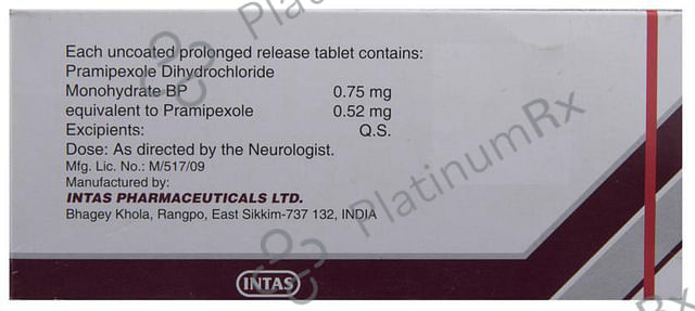 Pramirol SR 0.52mg Tablet 10s