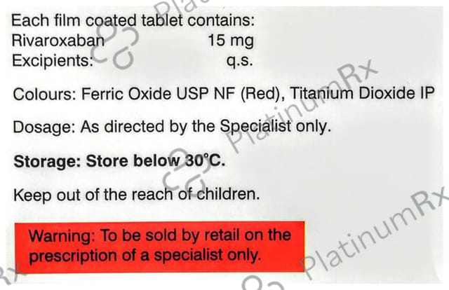 Ricosprin 15mg Tablet 15s